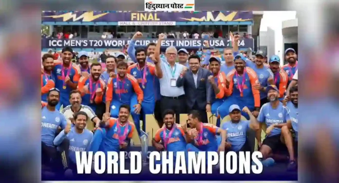 T20 World Cup : विजेत्या टीम इंडियाला ICC कडून २० कोटी, तर BCCI ने बक्षीस म्हणून दिले १२५ कोटी