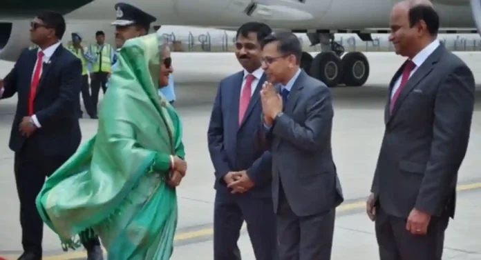 Narendra Modi Oath Ceremony: बांगलादेशच्या पंतप्रधान शेख हसीना यांचे दिल्लीत आगमन