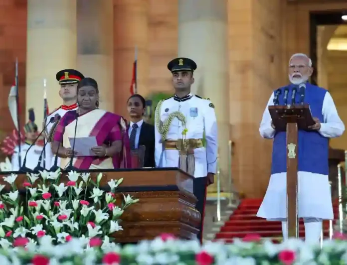 Modi 3.0: शपथविधीनंतर पंतप्रधान मोदींची पहिली सोशल पोस्ट; म्हणाले...