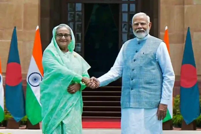 Shaikh Hasina: शेख हसीनांनी घेतली पंतप्रधान मोदींची भेट; 'या' मुद्द्यांवर चर्चा!