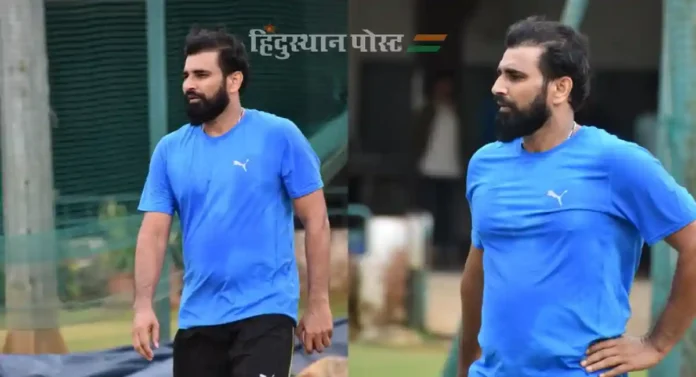 Mohammed Shami : दुखापतीनंतर मोहम्मद शमी पुन्हा मैदानावर 