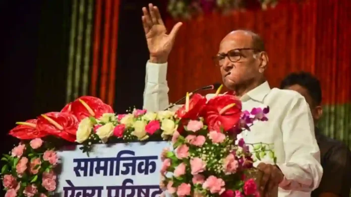 मणिपूरसारखी परिस्थिती महाराष्ट्रात निर्माण होण्याची भीती; Sharad Pawar यांचं वादग्रस्त वक्तव्य