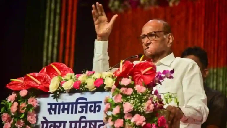 मणिपूरसारखी परिस्थिती महाराष्ट्रात निर्माण होण्याची भीती; Sharad Pawar यांचं वादग्रस्त वक्तव्य