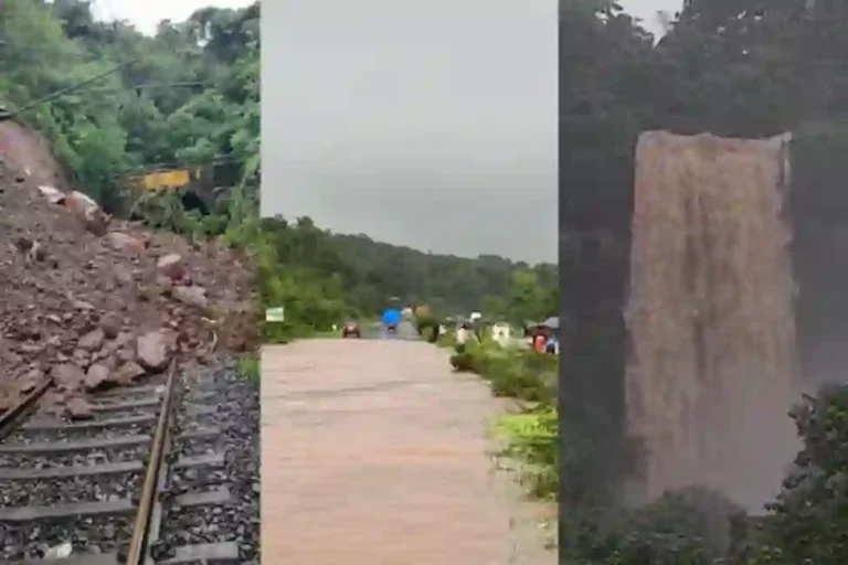 Konkan Rain : मुसळधार पावसामुळे रत्नागिरी, रायगडमधील शाळांना सुट्टी!