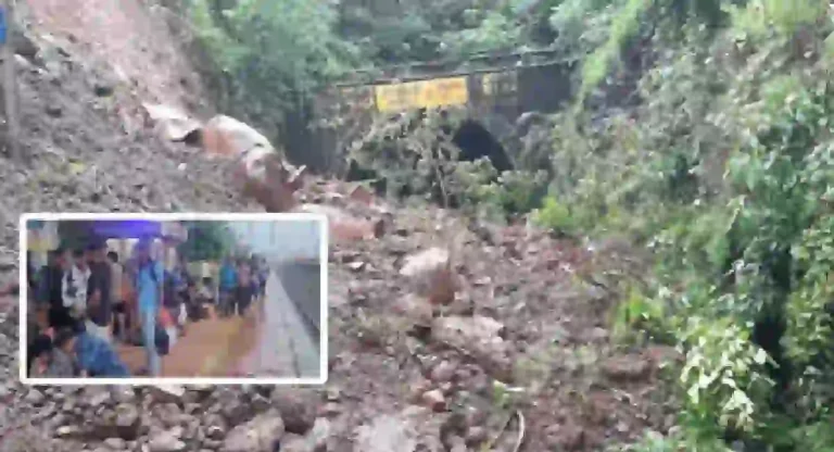 Konkan Heavy Rain : कोकणात पावसाची जोरदार बॅटिंग; कोकण रेल्वे ठप्प