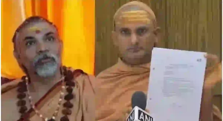 Swami Avimukteshwaranand हे खोटे बाबा; काँग्रेसचे समर्थक; स्वामी गोविंदानंद सरस्वती यांचा आरोप