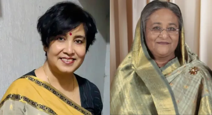 ज्यांना खुश करण्यासाठी मला देश सोडायला लावला...; Sheikh Hasina यांच्याविषयी Taslima Nasreen काय म्हणातात ?