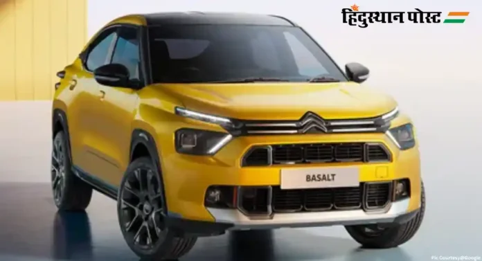 Citroen Basalt : टाटा कर्व्हशी स्पर्धा करणारी सिट्रॉनची बेसाल्ट कूप गाडी