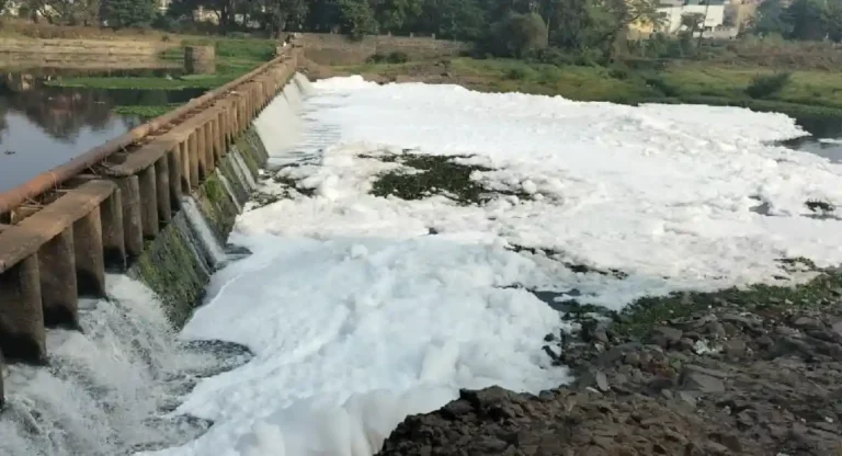 Alandi : प्रदूषित इंद्रायणी नदीच्या शुद्धीकरणासाठी केला जातो कोट्यवधी रुपये खर्च