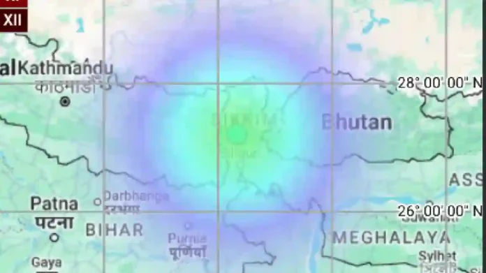 Sikkim Earthquake: सिक्कीमच्या सोरेंगमध्ये ४.४ रिश्टर स्केल तीव्रतेचा भूकंप