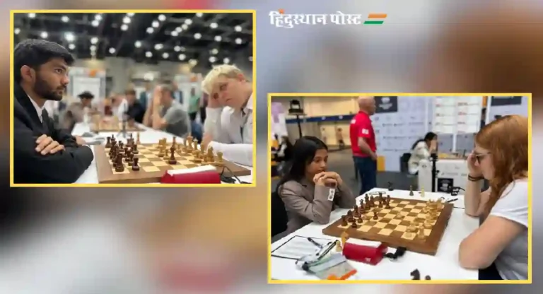 Chess Olympiad : दोन्ही भारतीय संघांची विजयी सुरुवात; मोरोक्को, जमैकावर मात