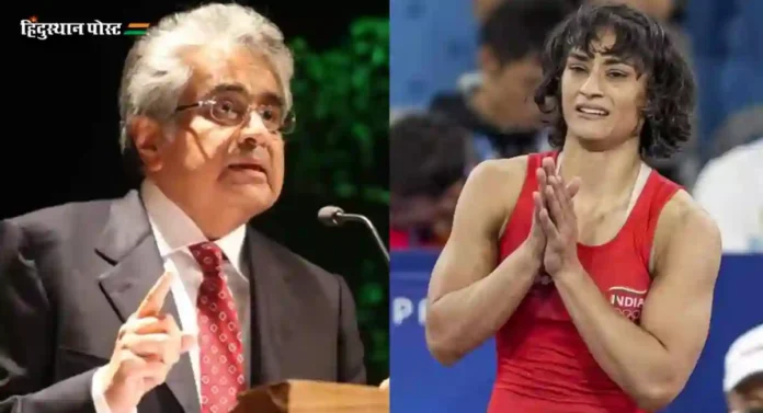 न्यायालयीन लढ्यासाठी सरकारने कोणतीही मदत केली नाही, Vinesh Phogat च्या आरोपावर काय आहे वकील हरीश साळवेंचा खुलासा?