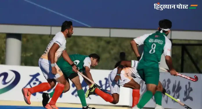 Ind vs Pak Hockey Match : आशियाई चॅम्पियन्स करंडक स्पर्धेत भारत, पाक खेळाडूंमध्ये मैदानातच जुंपली