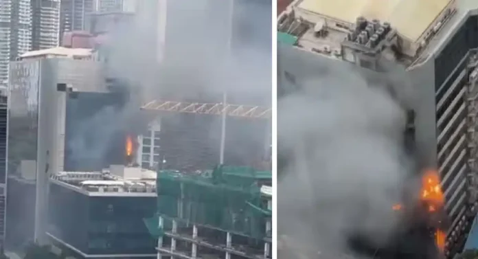 Times Tower Fire : मुंबईतील टाईम्स टॉवरला भीषण आग; अग्निशमन दलाकडून आग विझवण्याचे प्रयत्न सुरु