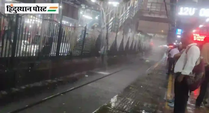 Heavy Rain : मुंबईत विजेच्या गडगडासह जोरदार पावसाची हजेरी!