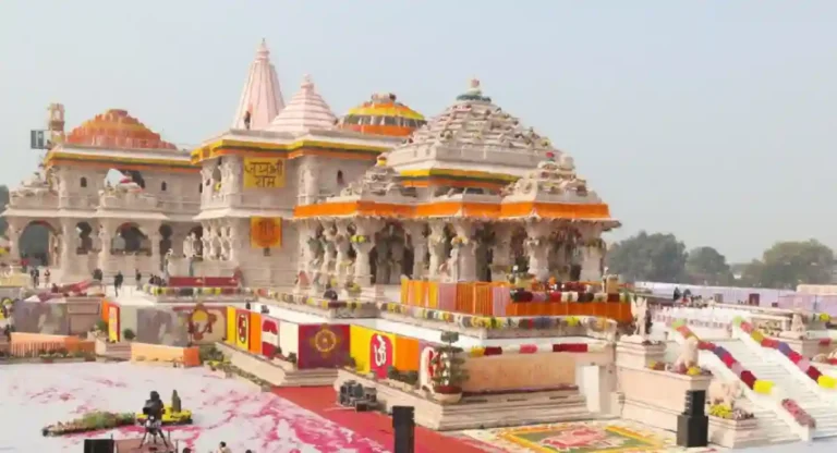 Ayodhya Ram Mandir : राममंदिराच्या शिखराचे बांधकाम चालू; कसा असेल कळस ?