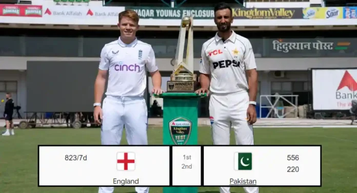 Eng vs Pak, 1st Test Match : इंग्लंडचा ७ बाद ८२३ धावांचा डोंगर, हॅऱी ब्रूक, जो रुट यांचे फलंदाजीचे विक्रम 