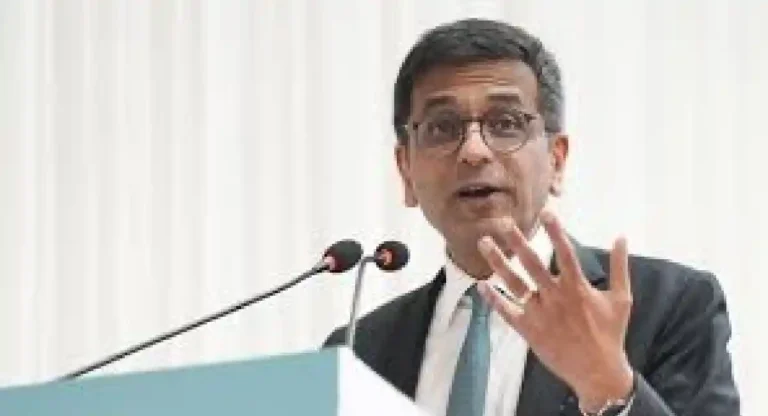 CJI Chandrachud : न्यायव्‍यवस्‍थेच्‍या स्वातंत्र्याचा अर्थ नेहमीच सरकारविरोधात निर्णय देणे, असा नाही – सरन्‍यायाधीश चंद्रचूड