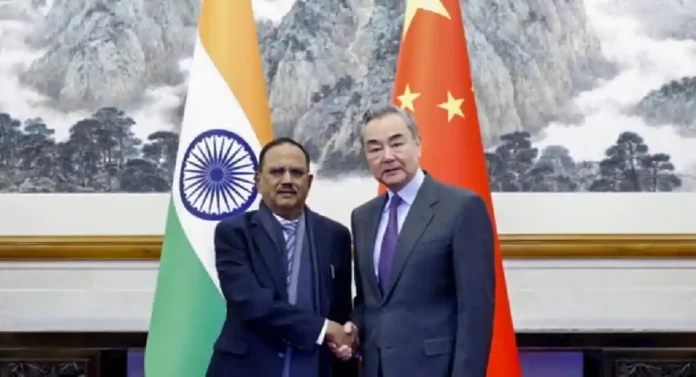 सीमेवरील शांततेसाठी Ajit Doval यांची चीनच्या परराष्ट्रमंत्र्यांशी भेट