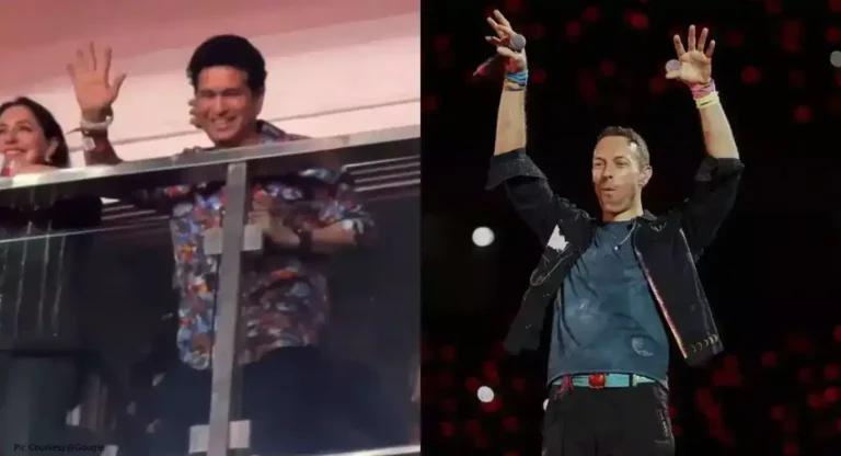 Sachin @ColdPlay Concert : मुंबईतील कोल्डप्ले कन्सर्टमध्ये सचिन, सचिनचा नारा 