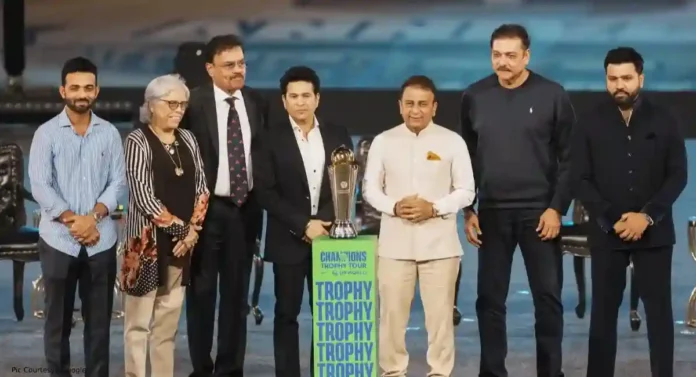 Wankhede Stadium 50th Anniversary : रोहित शर्माने मुंबईचे माजी कर्णधार व हजारो साक्षीदारांसमोर दिलं वचन; चॅम्पियन्स करंडक भारतात आणणार