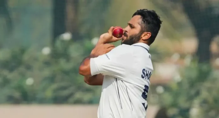 Mum vs Megh, Ranji Trophy : शार्दूल ठाकूरची हॅट - ट्रीक, पहिल्या दिवसअखेर मुंबईकडे १२७ धावांची आघाडी