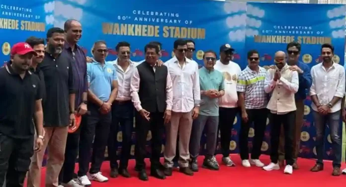 50 Years of Wankhede Stadium : मुंबईच्या रणजी संघाच्या कर्णधारांचा वानखेडे मैदानावर ह्रद्य सत्कार, कांबळी, पृथ्वीने वेधून घेतलं लक्ष 