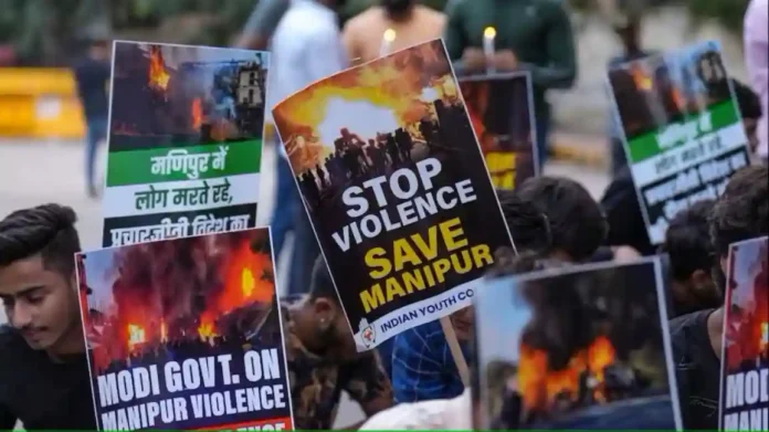 Manipur Violence : मणिपूरमध्ये वर्षाच्या पहिल्याच दिवशी अतिरेकी हल्ला