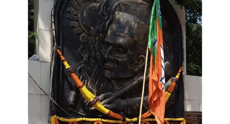 Veer Savarkar यांच्या पुतळ्याला काँग्रेसकडून विरोध; भाजपचे सुनील कोळी म्हणतात; विरोध करणारी व्यक्ती खरोखर हिंदू आहे का?