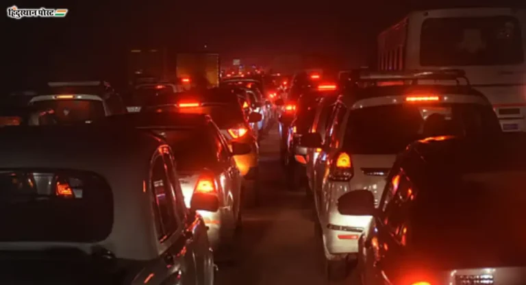 Mumbai-Goa highway वर वाहतूक कोंडी; ५ ते ६ किलोमीटरपर्यंत वाहनांच्या रांगा; प्रवासी ताटकळले