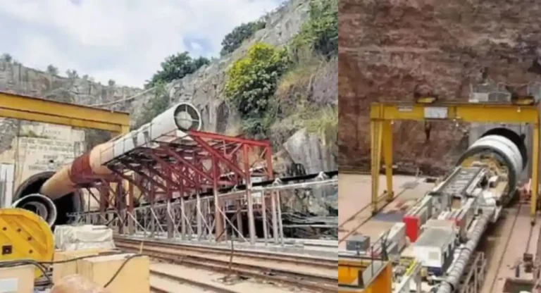 Telangana Tunnel Collapse : बोगद्यात अडकलेल्या मजुरांच्या सुटकेची शक्यता धुसर; बचावकार्यात अनेक अडथळे